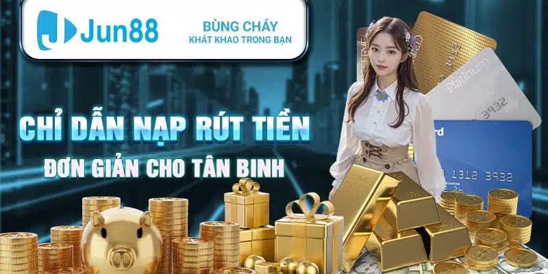 Chỉ dẫn nạp rút tiền đơn giản cho tân binh